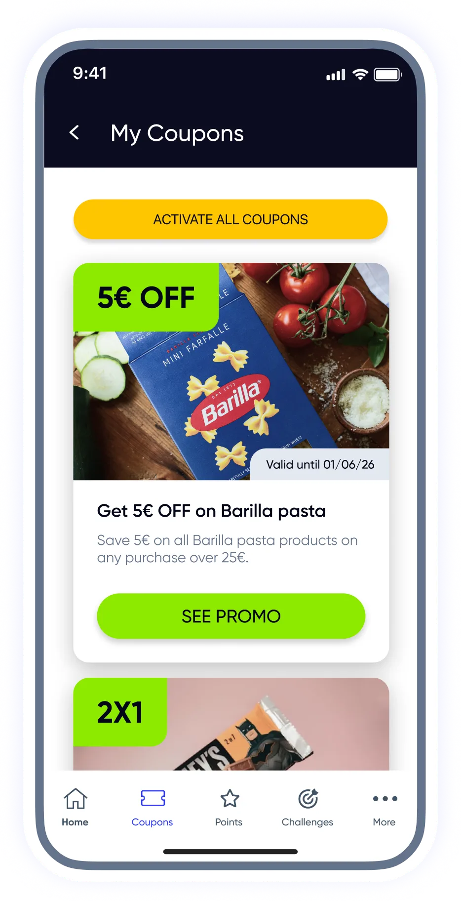 Company app promotional channel