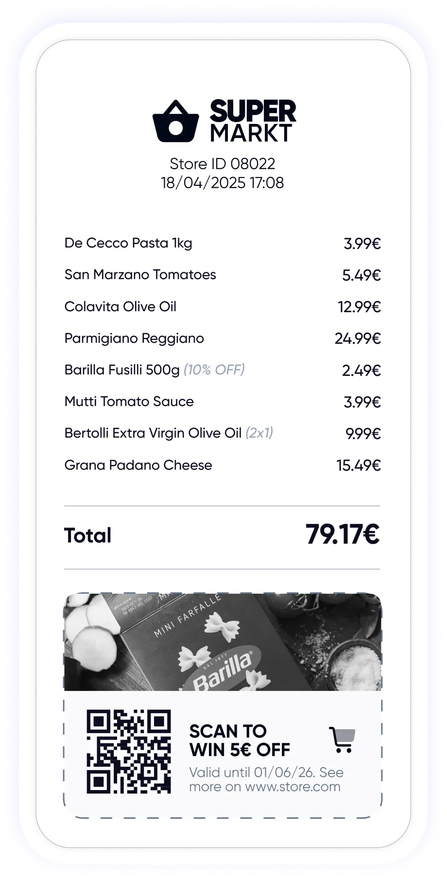 Physical ticket promotional channel