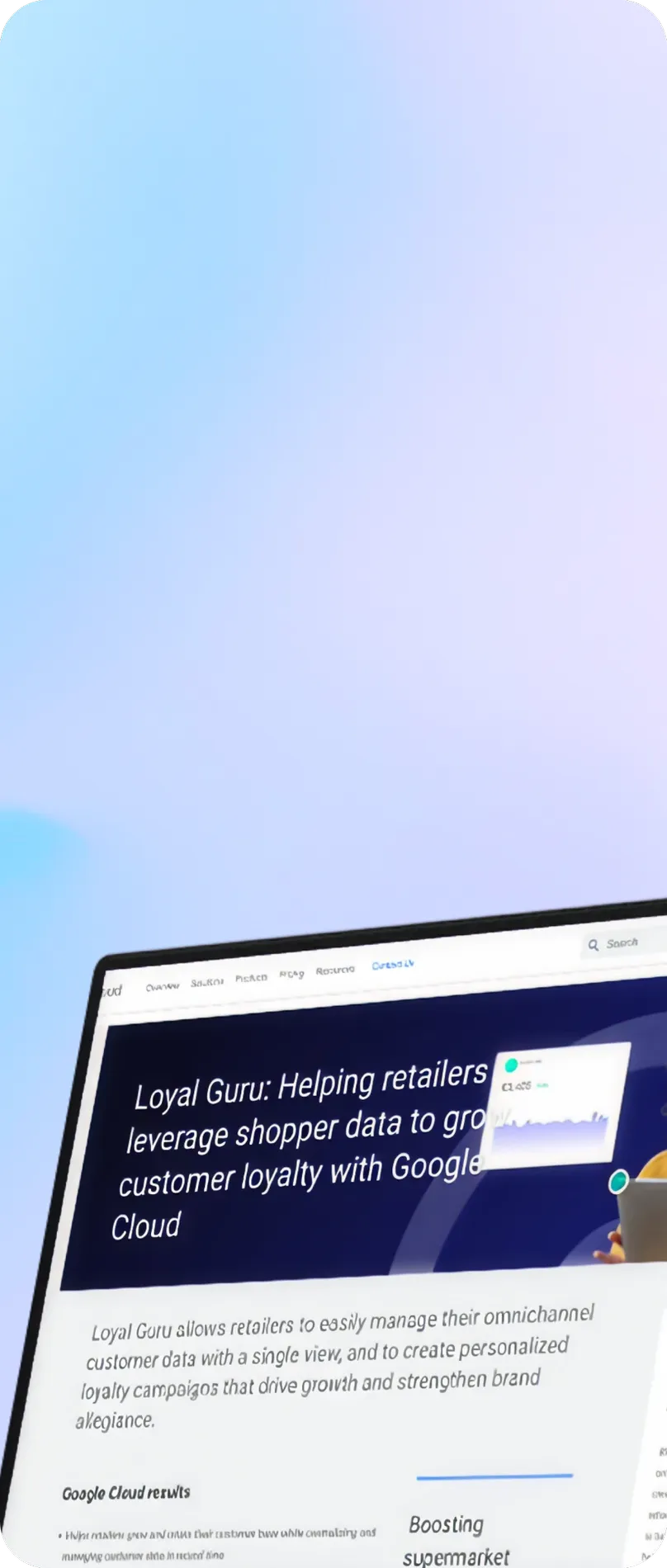 Google Cloud Partner article preview